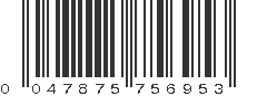 UPC 047875756953