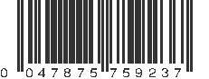 UPC 047875759237