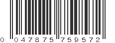 UPC 047875759572