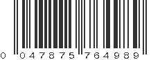 UPC 047875764989