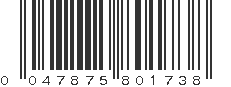 UPC 047875801738