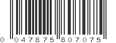 UPC 047875807075