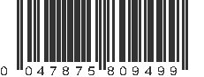 UPC 047875809499