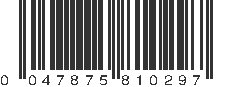 UPC 047875810297