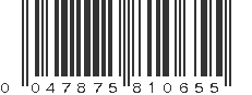 UPC 047875810655