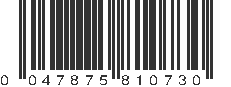 UPC 047875810730