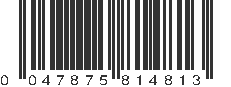 UPC 047875814813