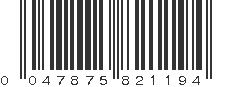 UPC 047875821194