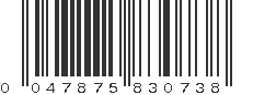 UPC 047875830738