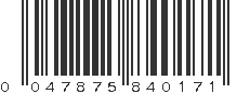 UPC 047875840171