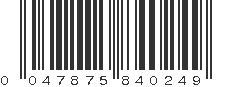 UPC 047875840249