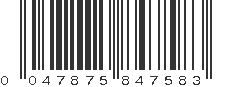 UPC 047875847583