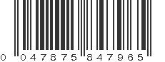 UPC 047875847965