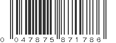 UPC 047875871786