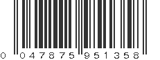 UPC 047875951358