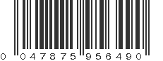 UPC 047875956490