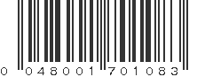 UPC 048001701083