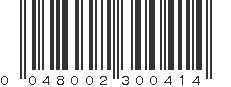 UPC 048002300414