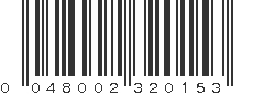 UPC 048002320153