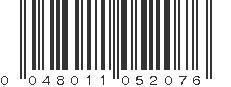 UPC 048011052076