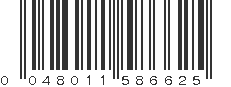 UPC 048011586625