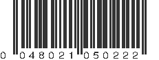 UPC 048021050222