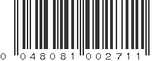 UPC 048081002711