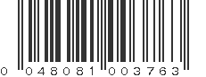 UPC 048081003763