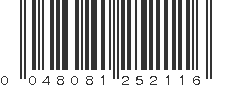 UPC 048081252116