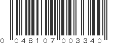 UPC 048107003340