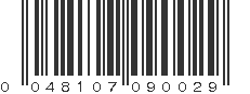 UPC 048107090029