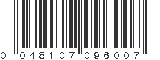 UPC 048107096007