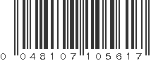 UPC 048107105617