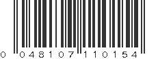 UPC 048107110154