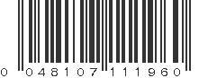 UPC 048107111960