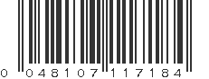 UPC 048107117184