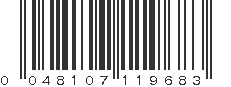 UPC 048107119683