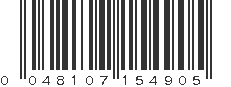 UPC 048107154905