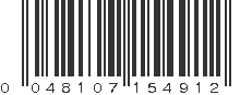 UPC 048107154912