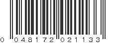 UPC 048172021133