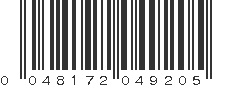 UPC 048172049205