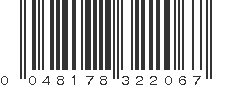 UPC 048178322067