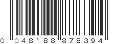 UPC 048188878394