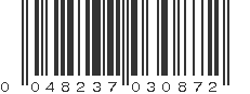 UPC 048237030872