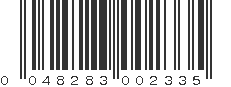 UPC 048283002335