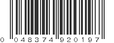 UPC 048374920197