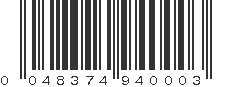 UPC 048374940003