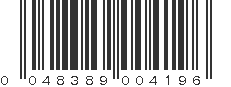 UPC 048389004196