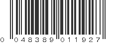 UPC 048389011927