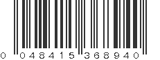 UPC 048415368940